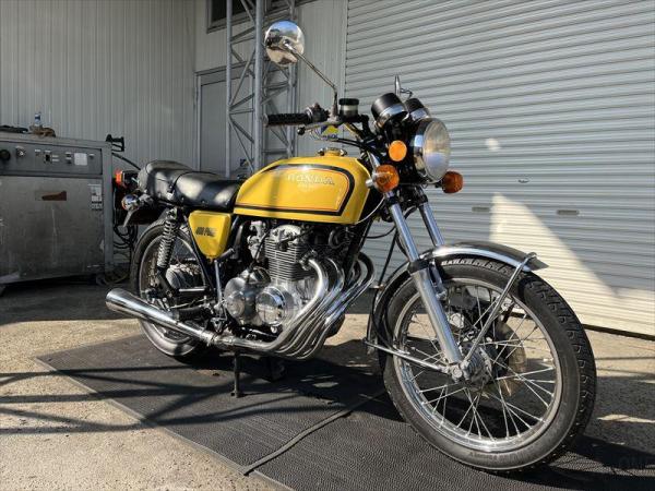 43-1.CB400F 408cc 黄 逆車 エンジン実働!吹け上がり良好!程度