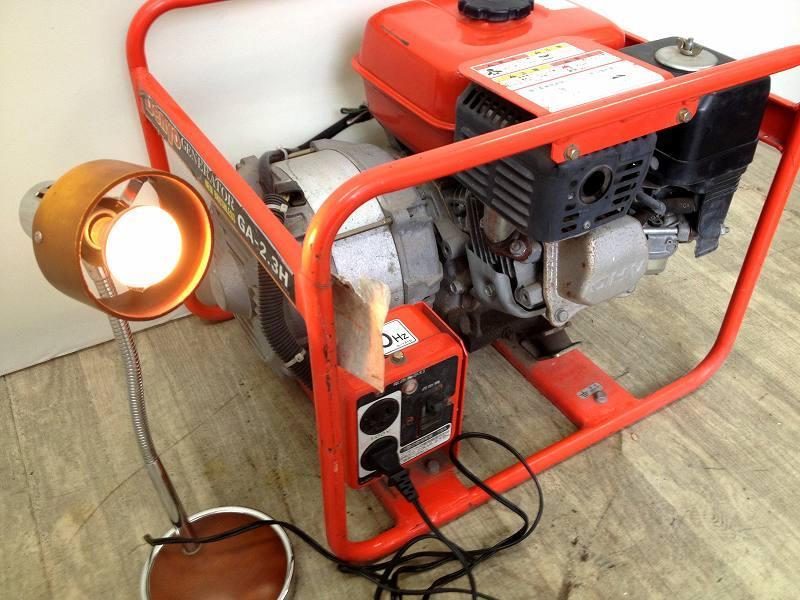 動作品】ホンダ GX160 エンジン搭載 発電機 デンヨー GA-2.3H