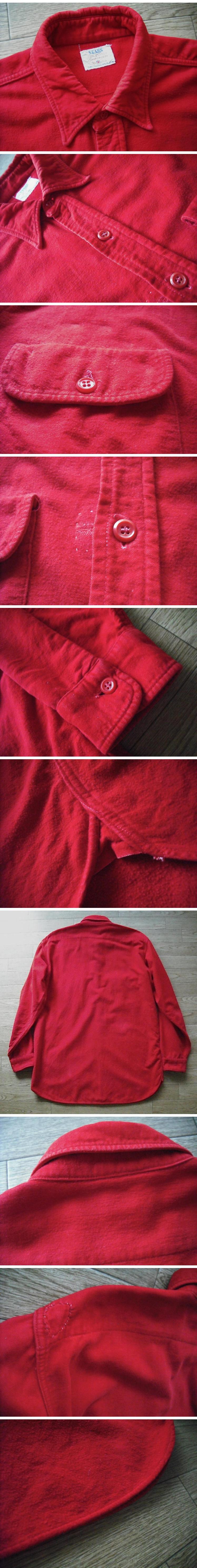 USネルシャツSEARSマチ