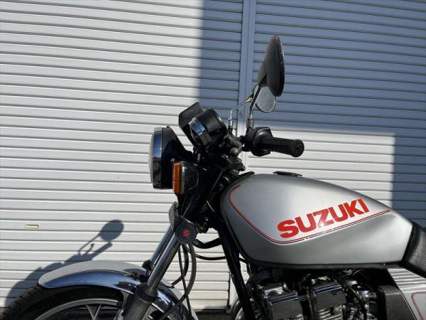 JE5-1222-5.逆車 SUZUKI GSX400F GS40XFD型 銀 エンジン実働