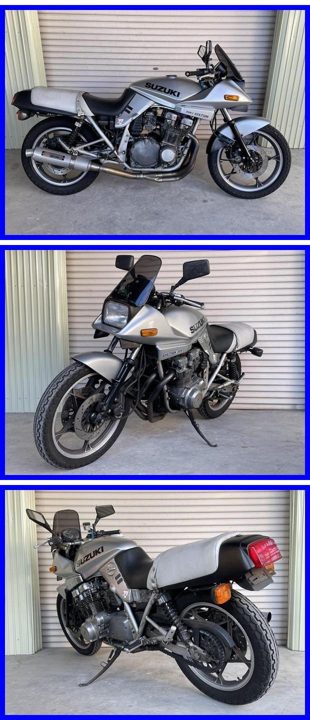 ！☆ダE164 GSX750Sカタナ GS75X エンジン 実動 走行確認済 好調 動画有 引取可
