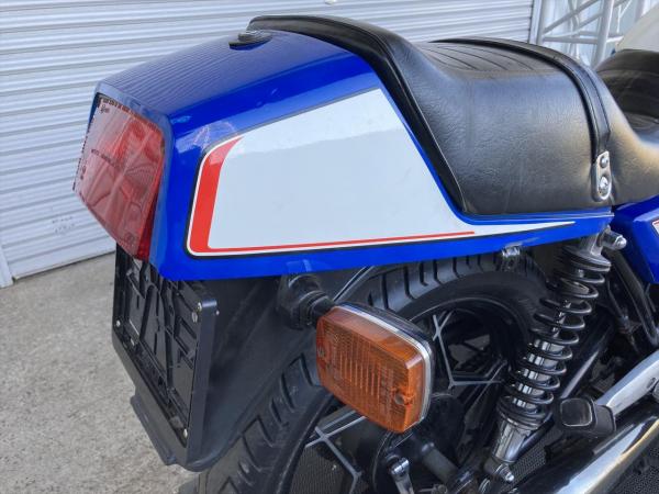 28-8.GSX400F 青白 GS40XF型 SUZUKI 程度良好!エンジン始動確認済!現状