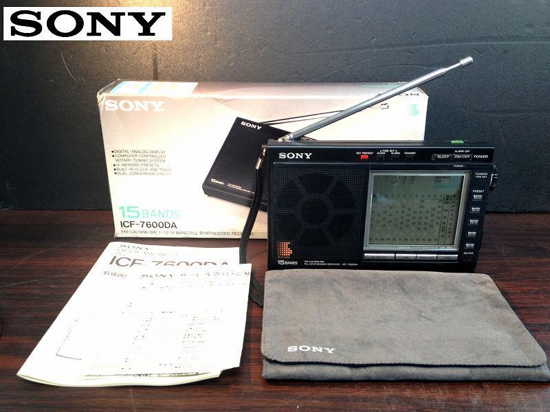 SONY コンパクトラジオ ICF-7600DA動作確認済ソニー短波 | mirudake