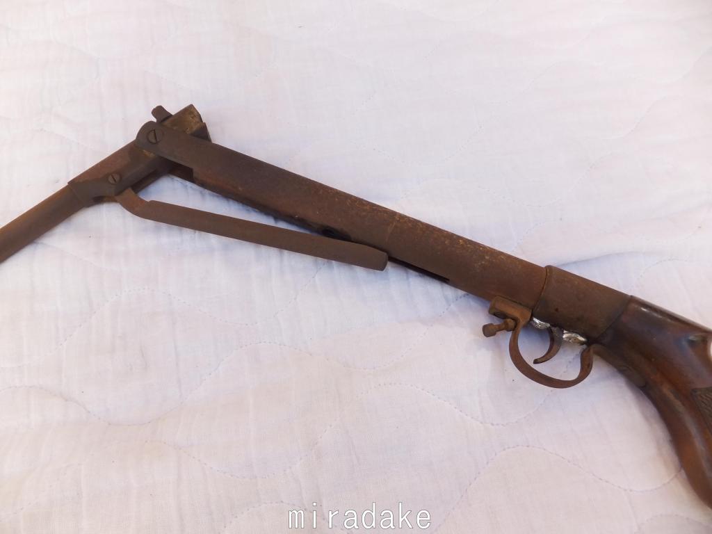 無可動 中折れ 空気銃 サビあり 鑑賞用 エアガン | mirudake