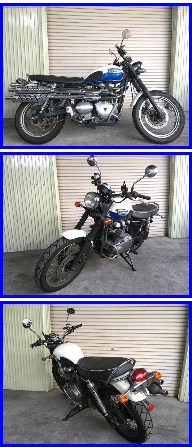 トライアンフ スクランブラー　h318