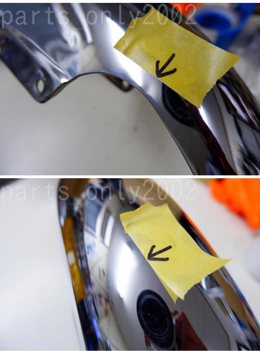 GS400フロントフェンダー追加画像